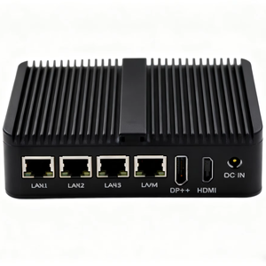 Industriële Mini PC Computer 4 Vier Intel I225 Lan J6426 J6413 J6412 Phoenix RS485 RS232 Dubbele Com HD2.0 DP Fanless Mini PC's - Product Image 1