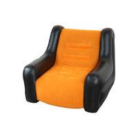 Nuevo Sofá Inflable Combinado Transfronterizo con Reposabrazos y Respaldo, Sofá Cama Doble Autoinflable, Material de PVC de 0.55MM, Modelo AKD1056