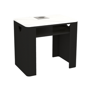 Juego de Mesa y Silla de Manicura de Mármol Nórdico con Aspiradora Integrada, Diseño Moderno y Lujoso para Salón de Uñas, Sala de Estar o Uso Comercial - Product Image 5