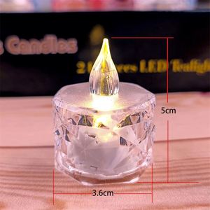 Luces LED de Té Realistas y Brillantes con Efecto de Llama, Velas sin Llama que Funcionan con Batería, Luz LED de Té para Decoración de Bodas - Product Image 3