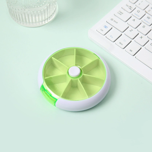 Vente en gros de boîtes à pilules portables Medibox, organiseur de médicaments de voyage, étui pour médicaments quotidiens, cordon, trousse de premiers soins, boîtes de rangement pour vitamines, fabriquées en PP - Product Image 5