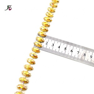 Robe de demoiselle d'honneur en cristal jaune AB/or, Applique de mariée, strass, ceinture, coiffe en acrylique, décoration, accessoire de carnaval - Product Image 4