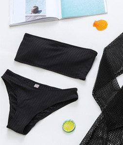 Custom Label Long Sleeve Swim Dress Wholesale Drop Shipping <strong>Mesh</strong> 3pcs <strong>Beach</strong> <strong>Cover</strong> <strong>up</strong> Knit Bikini Sets <strong>Beach</strong> Wear Woman - Product Image 6