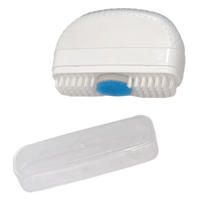 Kit de Cuidado de Calzado Fácil de Usar para Zapatillas Deportivas, Limpieza Blanca con Cepillo y Espuma, Portátil e Impermeable para Cuero