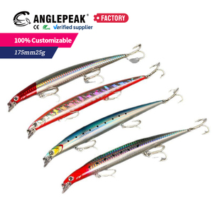 Esca Artificiale Galleggiante per Pesca in Acqua Dolce e Salata, 175mm 25g, per Spigola e Tonno Giallo - Product Image 6