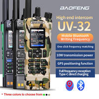 Modèle très vendu Baofeng UV 32, interface de charge Type-C, transmission et réception multi-segments, adapté aux KTV et à l'extérieur