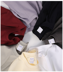 เสื้อยืดโอเวอร์ไซส์ MT2529 สำหรับผู้ชาย ผ้าหนา 300 GSM พิมพ์ลายปักโลโก้ตามสั่ง OEM MOQ ต่ำ - Product Image 3