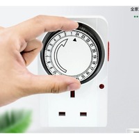 Prise de courant intelligente avec minuterie, protection de charge pour véhicules électriques, coupure automatique de l'alimentation, interrupteur mécanique avec minuterie