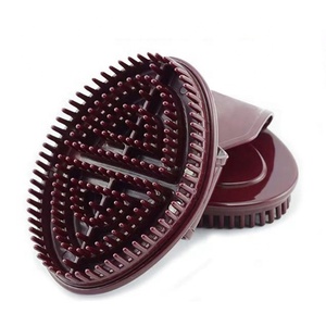 Cepillos y depuradores de baño de meridianos musculares ovalados de plástico al por mayor Cepillo de masaje de belleza corporal de estilo simple - Product Image 2