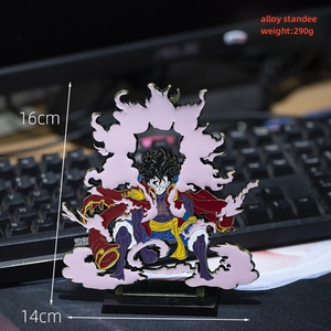 2025 nuevo juego de Anime 1 pieza Luff <span class=keywords><strong>DB</strong></span> Metal Standee aleación artesanal para decoraciones de escritorio - Product Image 3