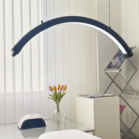 Lampe LED en forme d'arc à fixation au plafond pour tables de massage et lits, lampe demi-lune à fixation murale pour cils