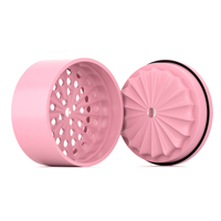 Broyeur à herbes en céramique VA Grinders Premium, broyeur à tabac sans dents en céramique de qualité alimentaire avec grand récipient de stockage