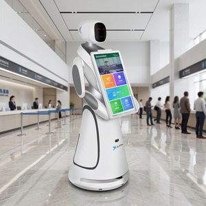 Robot concierge d'entreprise Csjbot AI, réceptionniste intelligent, reconnaissance faciale, interaction vocale pour les services publics, modèle Amy Plus - Product Image 1