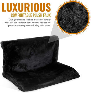 Fort suspendu hamac <span class=keywords><strong>radiateur</strong></span> lit pour animaux de compagnie fenêtre métal peluche doux canapé se plie facilement pour voyage accrocher n'importe où - Product Image 4