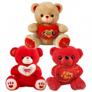 Ositos de Peluche Personalizados al por Mayor, Súper Suaves, de Algodón PP y Nailon, Almohada Antiestrés para Bebés, Conjunto de Osito con Manta - Product Image 2