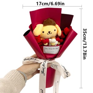 Bouquet Creativo di Bambole di Peluche a Pelo Corto, Regalo di San Valentino e Compleanno da 31cm-50cm per Fidanzata e Migliore Amica - Product Image 3
