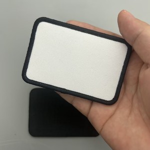 Parches de Sublimación Personalizados con Gancho y Bucle para <span class=keywords><strong>Planchar</strong></span> y Coser, Parches de Gorra en Blanco para Sublimación - Product Image 6