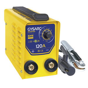 Máquina de soldar inversora GYS GYSARC 100A 220V MMA con juego de abrazaderas y cables - Product Image 2