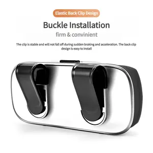 Estuche para Gafas de Sol para Visera de Coche, Modelo Y0119 TMST, Moderno, de ABS con Revestimiento <span class=keywords><strong>Flocado</strong></span>, Antiarañazos, Organizador de Almacenamiento para Gafas, para el Interior del Automóvil - Product Image 5