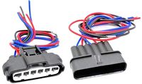 Connecteur de capteur de position de boîtier de papillon automobile étanche IP20 en cuivre à 6 broches 7283-1968-30/90980-11858 compatible avec