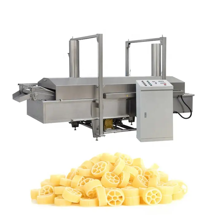 Fried 3D Papad pellet bugles making machinery fried snack food production line 3d pellet snack machine