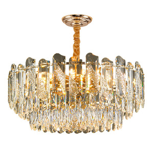 Luxury Round Crystal Pendant <b>Light</b> LED Multi Head Chandelier For Living Room Bedroom Dining Room Home <b>Ceiling</b> Lighting - Product Image 1