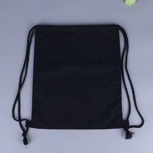 Customize Eco-friendly Canvas <b>Drawstring</b> <b>Backpack</b> with Sublimation Printing Custom Size & Color Unisex Design Logo Option - Product Image 4