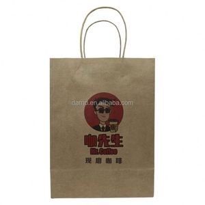 Bolsas de Papel Kraft Marrón Ecológicas y Duraderas Personalizadas para Café, Té, Cerveza y Comida para Llevar con Impresión Flexográfica - Product Image 6