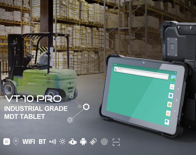 New 10.1" OEM/ODM Rugged Industrial Tablet PC IP67 Octa-core Android 9.0 WIFI 4G LTE GPS NFC CANBus J1939 for Agriculture