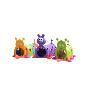 Tunnel de jeu Caterpillar pour tout-petits, maisonnette d'escalade intérieure/extérieure en plastique durable, pour l'éveil animalier des bébés dans les parcs d'aventure - Product Image 3