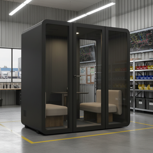 <span class=keywords><strong>Cabine</strong></span> <span class=keywords><strong>Acoustique</strong></span> Modulaire Moderne et Abordable pour Bureau, OEM ODM, Ignifuge, pour Bureau à Domicile, Réunion, <span class=keywords><strong>Studio</strong></span> - Product Image 4