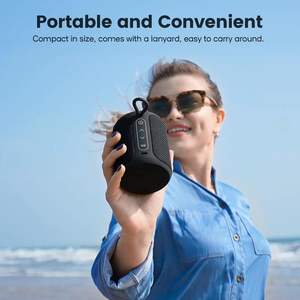 Haut-parleur Bluetooth Deeyaple 15W étanche portable avec lumières pour les voyages et l'extérieur - Product Image 4