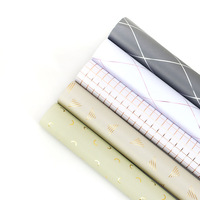 Papier d'emballage cadeau de noël pour mariage anniversaire papier d'emballage cadeau épais feuille estampillé cadeaux boîtes papier d'emballage