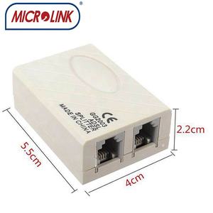 <span class=keywords><strong>Filtre</strong></span> micro <span class=keywords><strong>ADSL</strong></span> pour ligne téléphonique, <span class=keywords><strong>RJ45</strong></span> 1 entrée 2 sorties, séparateur de modem, télécommunications DSL, séparateur vocal RJ11 - Product Image 6