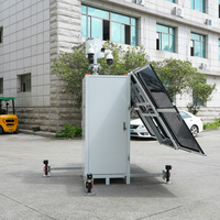 Torre de vigilancia móvil BIGLUX CUBE CCTV solar con cámara de seguridad gran angular 4K almacenamiento en la nube diseño impermeable