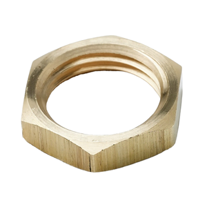 Brass <b>Lock</b> Nut Fasteners India Manufacturer Corrosion Resistant Hex Body Right Hand <b>Thread</b> Imperial for Mining - Product Image 1