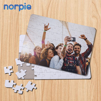 Puzzle magnétique vierge A5 pour sublimation, 63 pièces, pour impression DIY