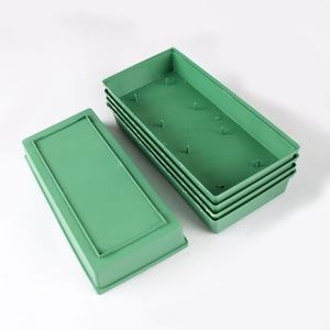 Plateau Rectangulaire en <span class=keywords><strong>Mousse</strong></span> Florale avec Base en Plastique Vert pour Composition de Fleurs Fraîches Outil d'Arrangement pour Fournitures de Fleuriste Décoratives - Product Image 3