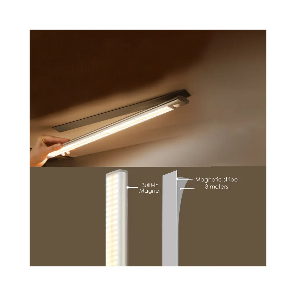 Best Seller 39CM 80LEDs USB Closet Light Wireless Motion Sensor Night Light Kitchen Wardrobe Stair LED Sensor Light