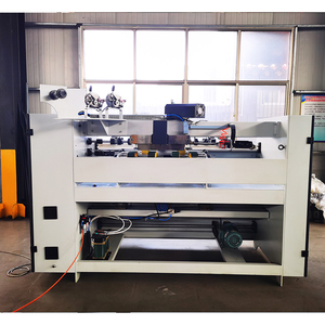 Machine à coudre les boîtes en carton semi-automatique <span class=keywords><strong>LUM</strong></span>, agrafeuse à haute vitesse pour carton ondulé avec table d'alimentation pour l'emballage CE - Product Image 2