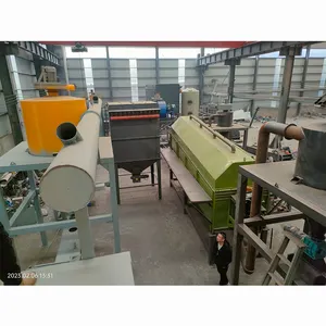 waste PCB treatment equipment scrap circuit board crushing and separation plant with pulse dust collector
