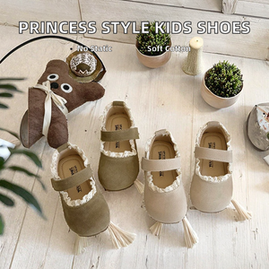 Zapatos de Cuero Estilo Princesa Coreana para Niñas, Marca DSYX, Antiestáticos, con Suela de Goma con Impresión Digital - Product Image 2