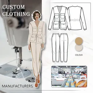 OLAESA yüksek kaliteli giyim imalatı giyim üreticileri fabrika imalatı OEM özel gümrük giysileri için giysi