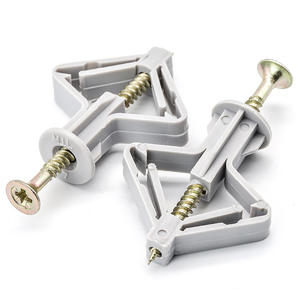 Gipsplaat Speciale M6 Vliegtuig Expansie Buis Plastic Vlinder Holle Muur Zelftappende Schroef Anker Bout Verwijderbaar Helder - Product Image 2