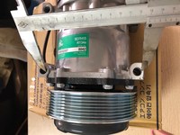 Compresor de aire acondicionado para excavadora Volvo EC350 EC360 EC380 EC460 EC480 EC700
