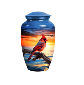 Urnes funéraires pour adultes de haute qualité, best-sellers, en aluminium, style Art Déco, vase de table, couleurs personnalisées, faites à la main, durables, portables, petit format - Product Image 1