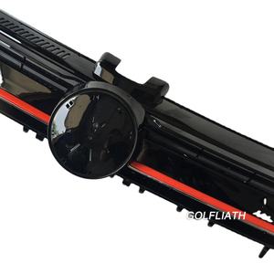 Nouvelle conception de calandre avant centrale en ABS, capot de radiateur, calandre supérieure avec éclairage LED pour VW <span class=keywords><strong>GOLF</strong></span> <span class=keywords><strong>7</strong></span> VII 2013-2016 - Product Image 3