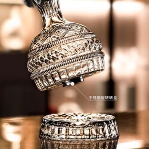 เครื่องกรองไ<span class=keywords><strong>ว</strong></span>น์แบบหมุนได้ ดีไซน์หรูหรา <span class=keywords><strong>ว</strong></span>ัสดุคริสตัลคุณภาพสูง พร้อมโลโก้สั่งทำพิเศษ สำหรับใช้ในบ้าน ขนาด 1000 มล.+ ชุดเสิร์ฟ - Product Image 3