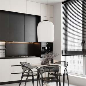 Meubles de cuisine en bois de style moderne, armoires de cuisine modulaires personnalisées, prêtes à être expédiées - Product Image 4