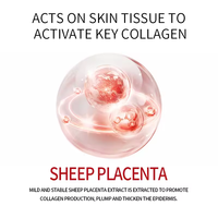 Crème Visage Anti-rides Hydratante Éclaircissante au Collagène et Placenta de Mouton à l'Essence de Riz Marque Blanche – Lot pour Usage Domestique